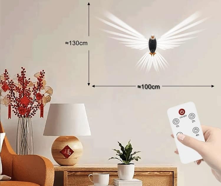 3D Eagle Projection Wall Night Light
