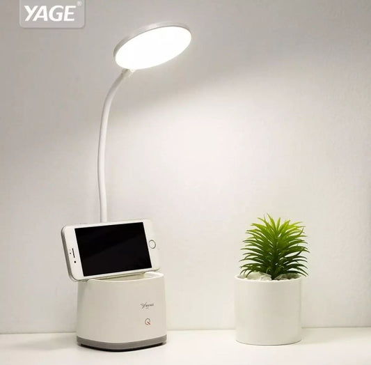YAGE T109 Rechargeable USB Touch Table Lamp with Pen Holder