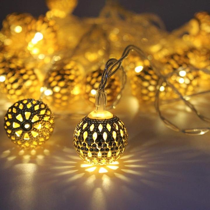 Golden Metal Ball Fairy Light, Metal Ball String