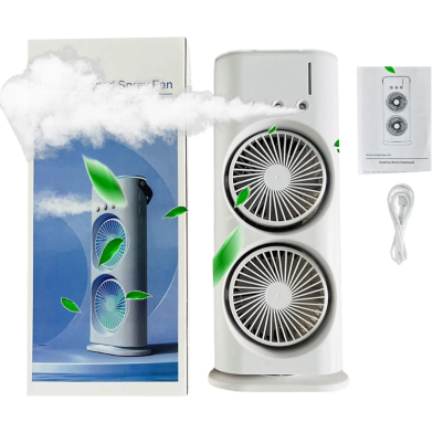 Double-Ended KND0024 Rechargeable Portable And Humidifier Spray Fan