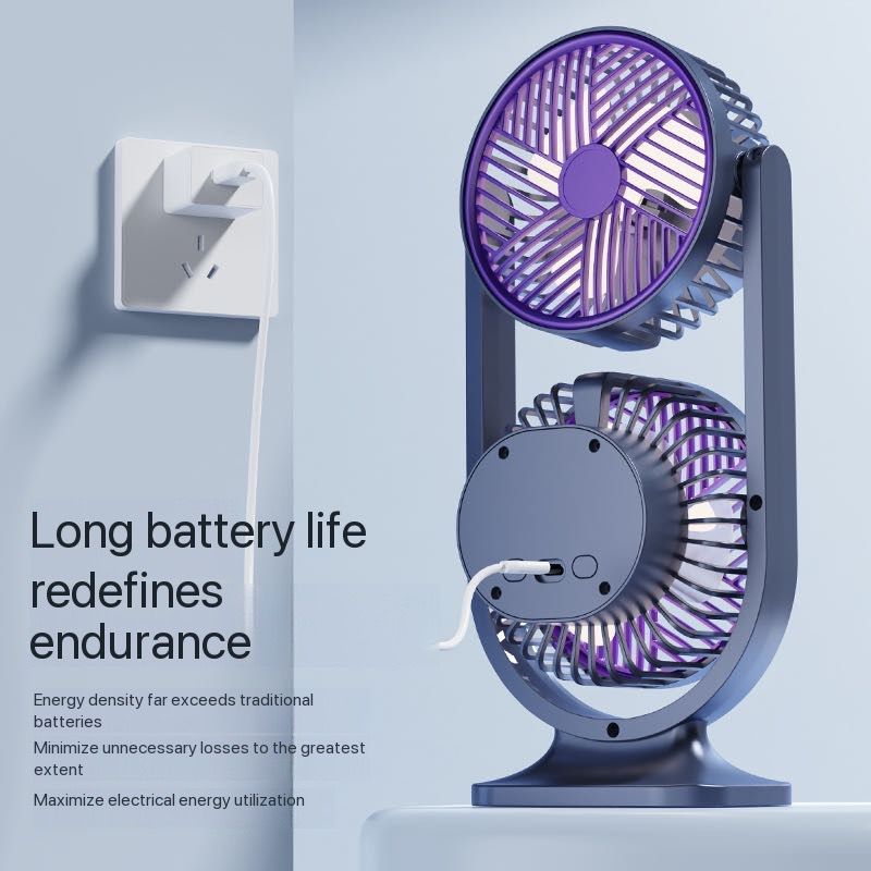 Multifunctional Desktop Dual-Head Fan (FS-29)