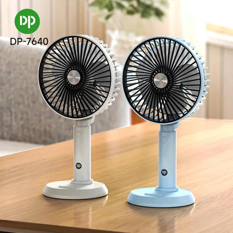 Portable Desktop Rechargeable Rotatable Table Fan DP-7640