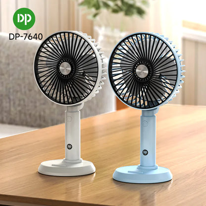 Portable Desktop Rechargeable Rotatable Table Fan DP-7640