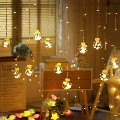 12 Ball 138 Led 16 Feet Wish Ball Curtains String Lights
