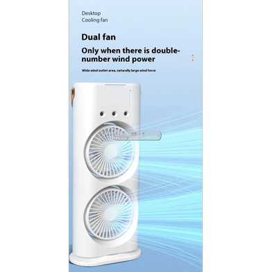 Double-Ended KND0024 Rechargeable Portable And Humidifier Spray Fan