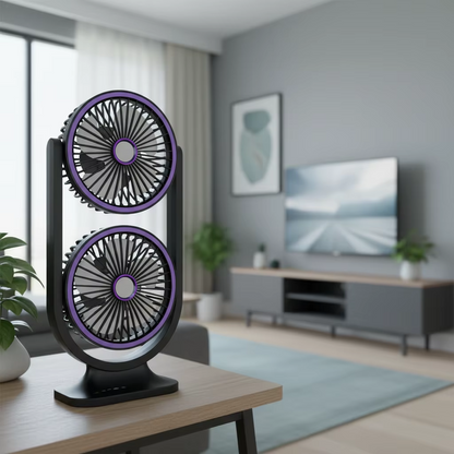 Multifunctional Desktop Dual-Head Fan (FS-29)