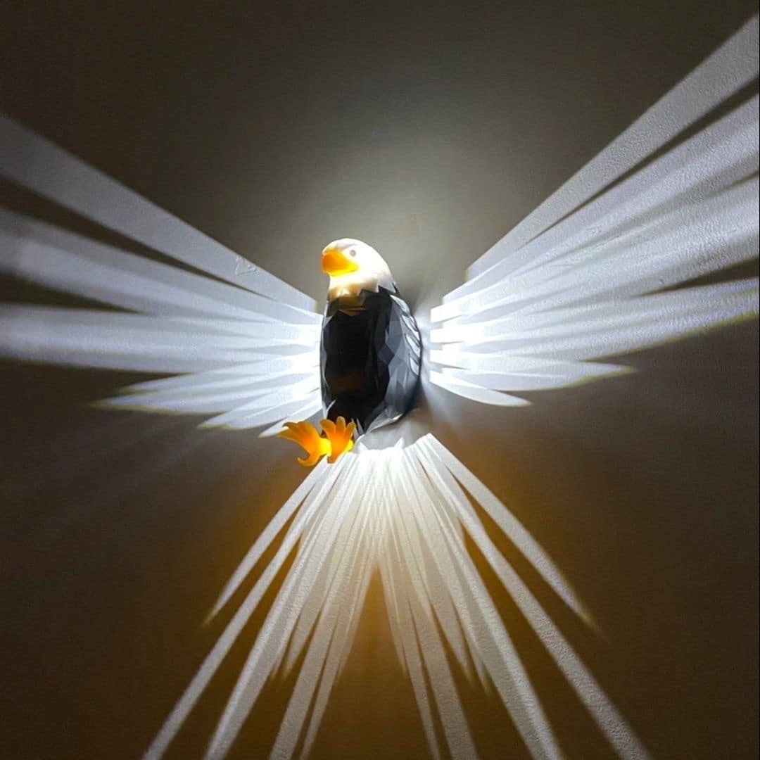3D Eagle Projection Wall Night Light