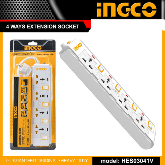 INGCO HES03041V High Quality Extension Electrical Multi Socket