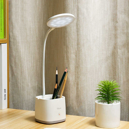 YAGE T109 Rechargeable USB Touch Table Lamp with Pen Holder