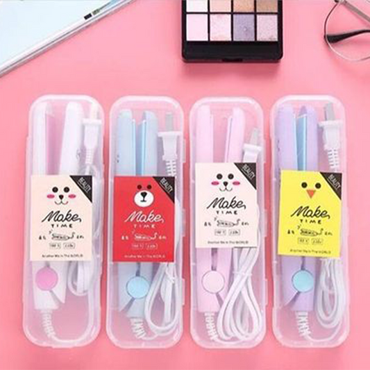 Mini hair straightner