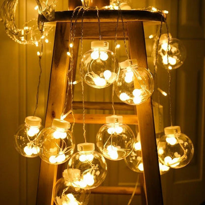 12 Ball 138 Led 16 Feet Wish Ball Curtains String Lights