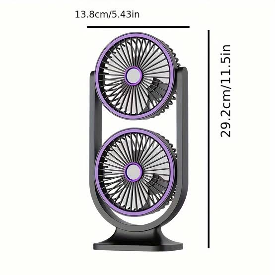 Multifunctional Desktop Dual-Head Fan (FS-29)