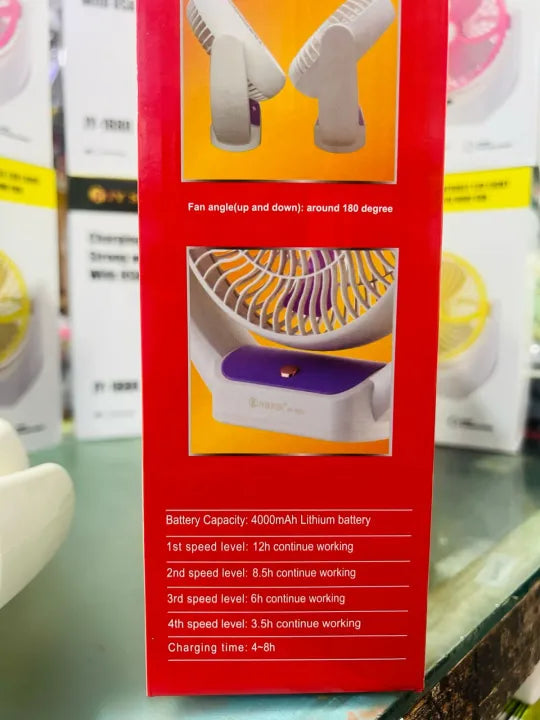 Jy super 2523 Rechargeable Fan